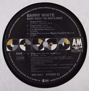 Barry White: Barry White: The Man Is Back!