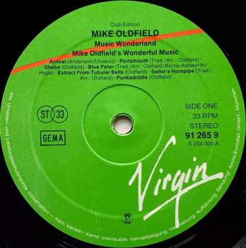 Mike Oldfield: Music Wonderland