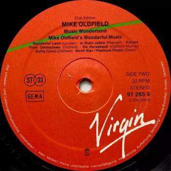 Mike Oldfield: Music Wonderland