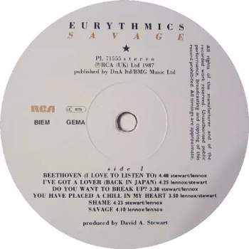 Eurythmics: Savage