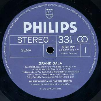 Barry White: Grand Gala