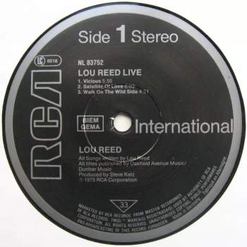 Lou Reed: Lou Reed Live