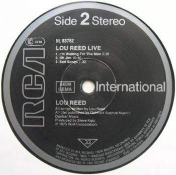 Lou Reed: Lou Reed Live