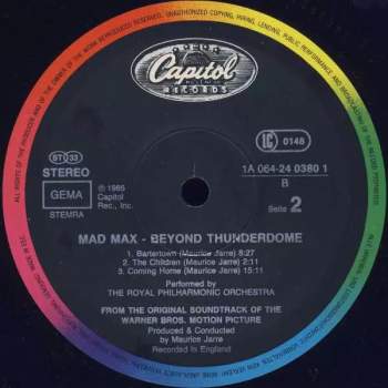 Tina Turner: Mad Max - Beyond Thunderdome - Original Motion Picture Soundtrack