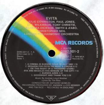 Andrew Lloyd Webber And Tim Rice: Evita