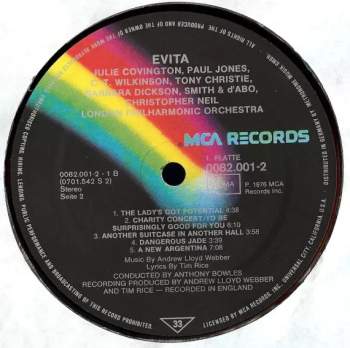 Andrew Lloyd Webber And Tim Rice: Evita