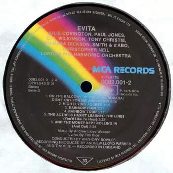 Andrew Lloyd Webber And Tim Rice: Evita