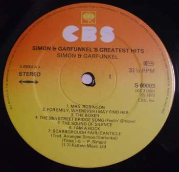 Simon & Garfunkel: Simon And Garfunkel's Greatest Hits