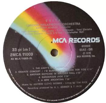 Andrew Lloyd Webber And Tim Rice: Evita