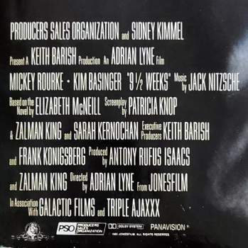 Various: 9½ Weeks (Original Motion Picture Soundtrack)