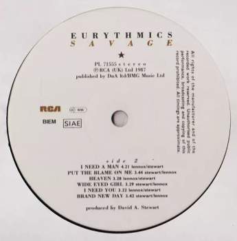 Eurythmics: Savage