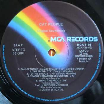 Giorgio Moroder: Cat People (Original Soundtrack)