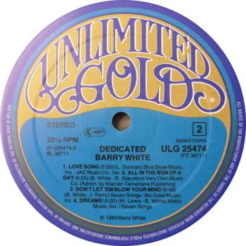 Barry White: Dedicated