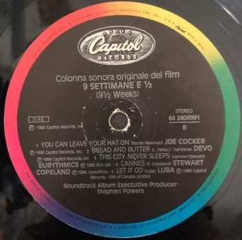 Various: 9½ Weeks - Original Motion Picture Soundtrack
