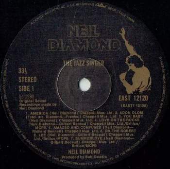 Neil Diamond: The Jazz Singer (Original Songs From The Motion Picture)