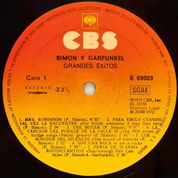 Simon & Garfunkel: Simon And Garfunkel's Greatest Hits