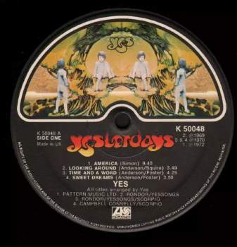 Yes: Yesterdays