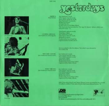 Yes: Yesterdays