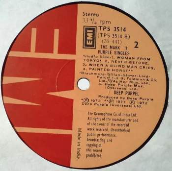 Deep Purple: The Mark 2 Purple Singles