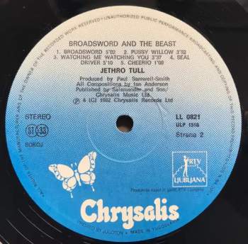 Jethro Tull: The Broadsword And The Beast