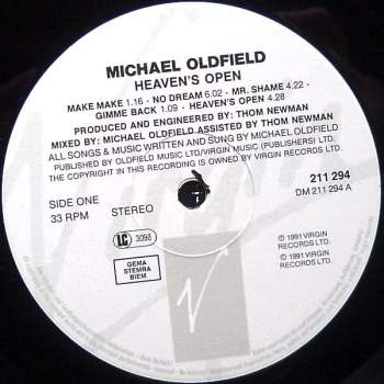 Mike Oldfield: Heaven's Open