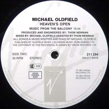 Mike Oldfield: Heaven's Open