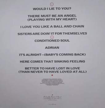 Eurythmics: Be Yourself Tonight