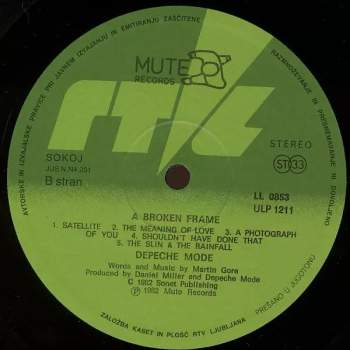 Depeche Mode: A Broken Frame
