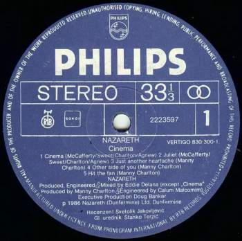 Nazareth: Cinema