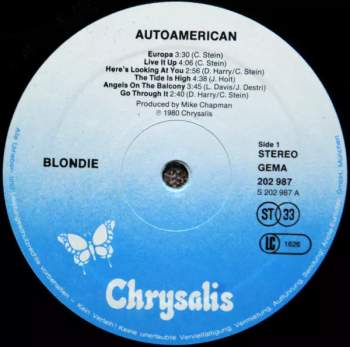 Blondie: AutoAmerican