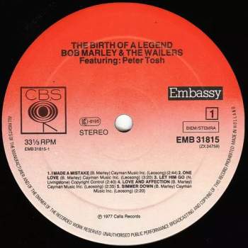 Bob Marley & The Wailers: The Birth Of A Legend