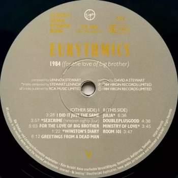 Eurythmics: 1984 (For The Love Of Big Brother)