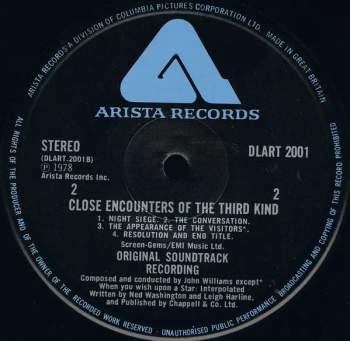 John Williams: Close Encounters Of The Third Kind (Original Motion Picture Soundtrack)