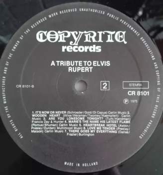 Rupert: A Tribute To Elvis, 44 Greatest Hits