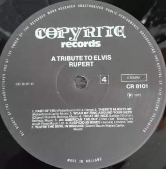 Rupert: A Tribute To Elvis, 44 Greatest Hits