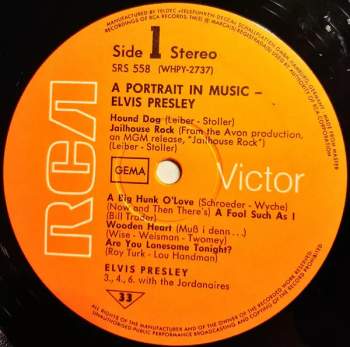 Elvis Presley: A Portrait In Music