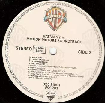 Prince: Batman™ (Motion Picture Soundtrack)