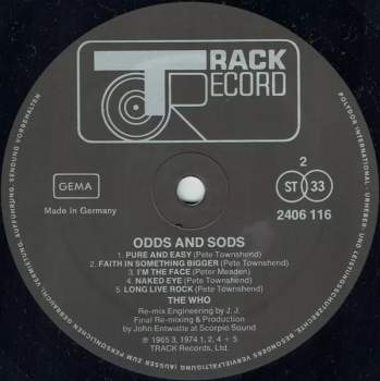 The Who: Odds & Sods