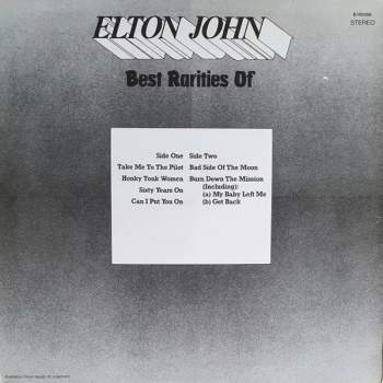 Elton John: Best Live Rarities Of Elton John