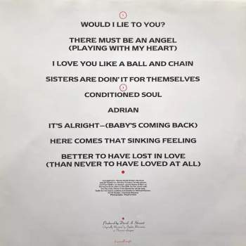 Eurythmics: Be Yourself Tonight