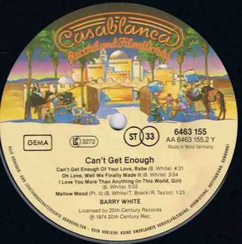 Barry White: Can't Get Enough