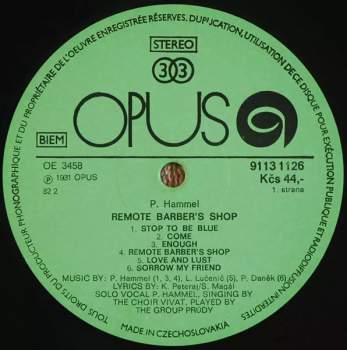 Pavol Hammel: Remote Barber's Shop