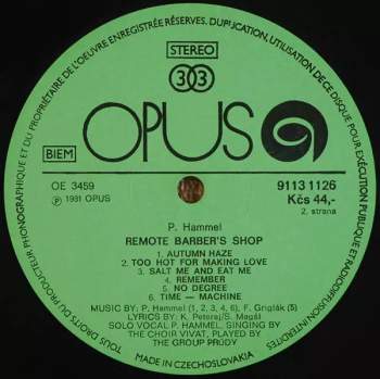 Pavol Hammel: Remote Barber's Shop