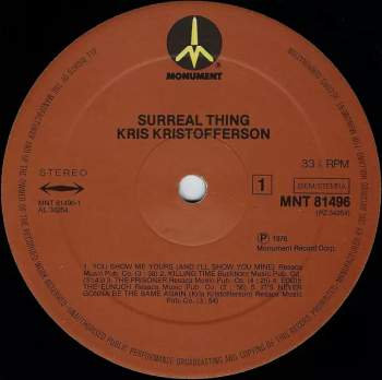 Kris Kristofferson: Surreal Thing