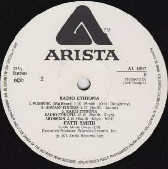 Patti Smith Group: Radio Ethiopia