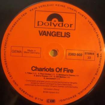 Vangelis: Chariots Of Fire (Music From The Original Soundtrack)