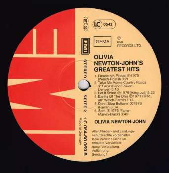 Olivia Newton-John: Olivia Newton-John's Greatest Hits
