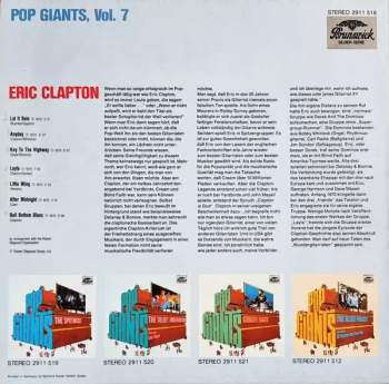 Eric Clapton: Pop Giants, Vol. 7
