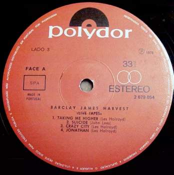 Barclay James Harvest: Live Tapes