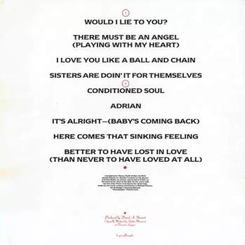 Eurythmics: Be Yourself Tonight